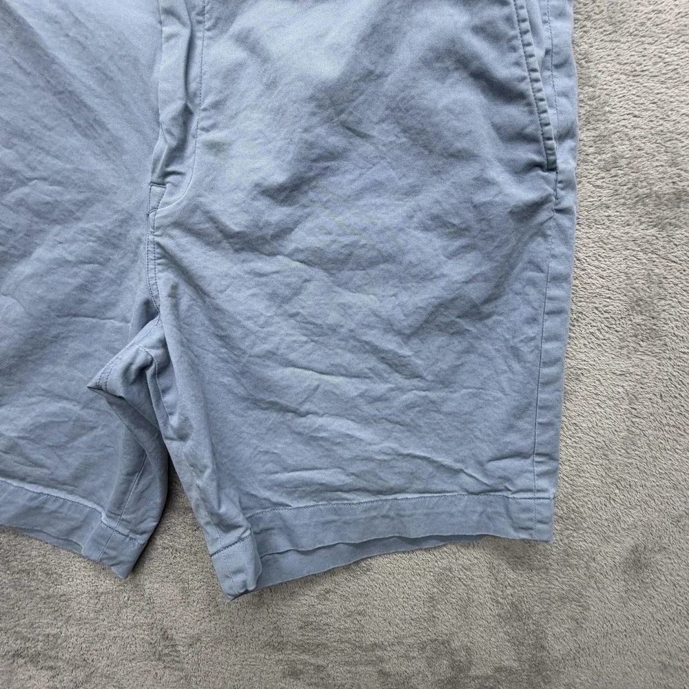 Polo Ralph Lauren Shorts Mens 40 Blue Chino Stretch Pockets 9 Inseam Classic Fit